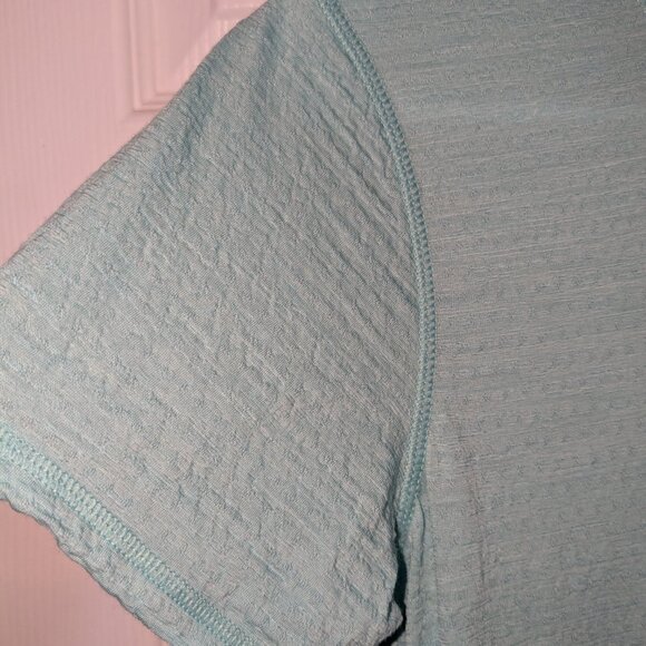 Smartwool Merino Sport 120 T-Shirt Women Med Tee Short Sleeve Crew Teal Blue - Picture 3 of 9